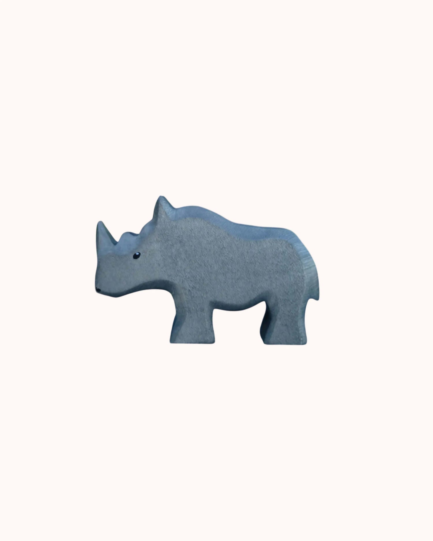 Holzfigur Nashorn