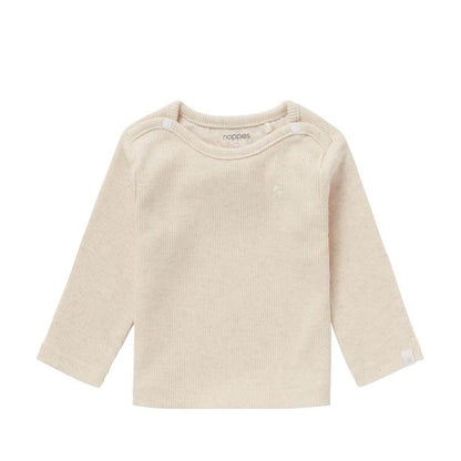 Baby T-Shirt Natal in oatmeal