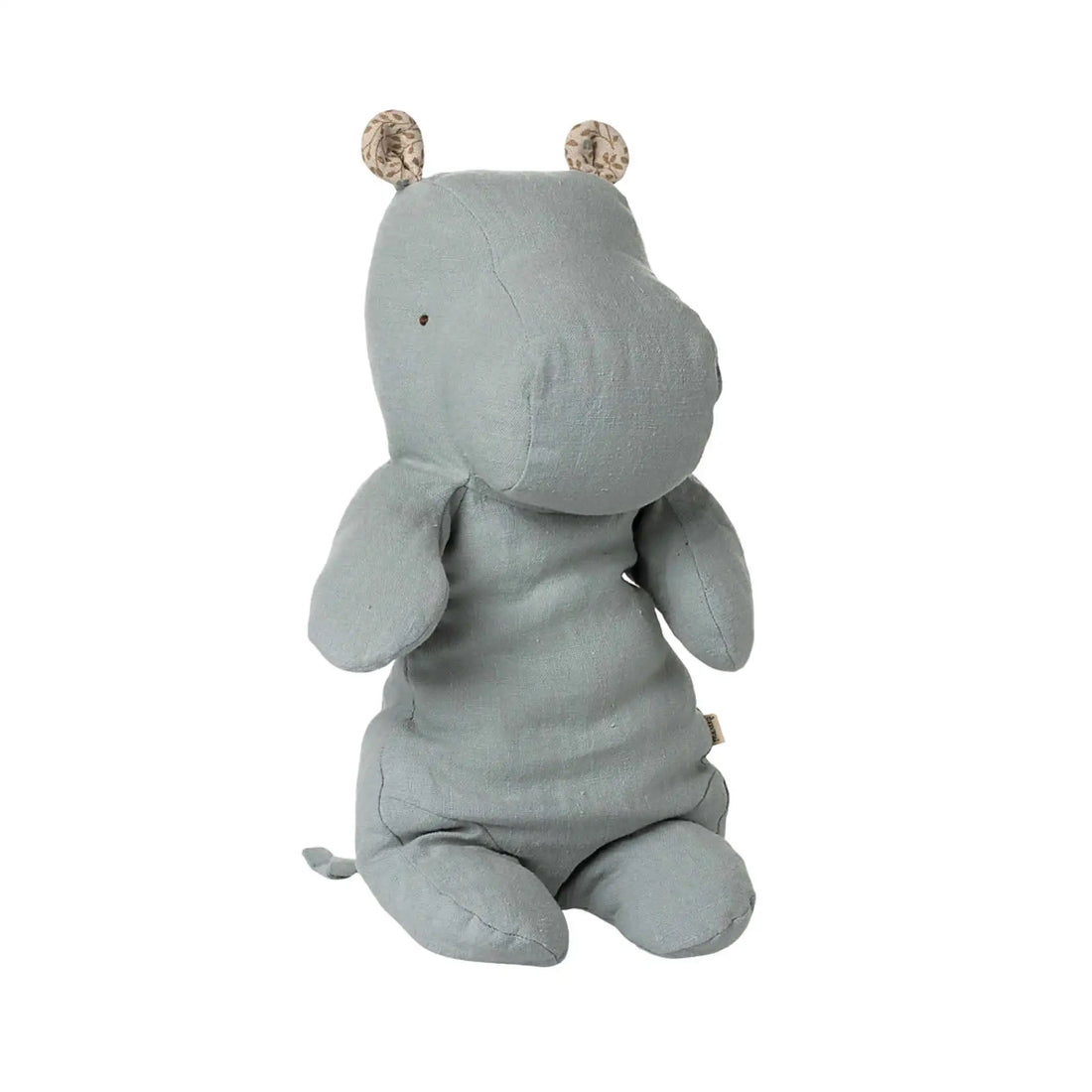 Nilpferd Kuscheltier in blaugrau