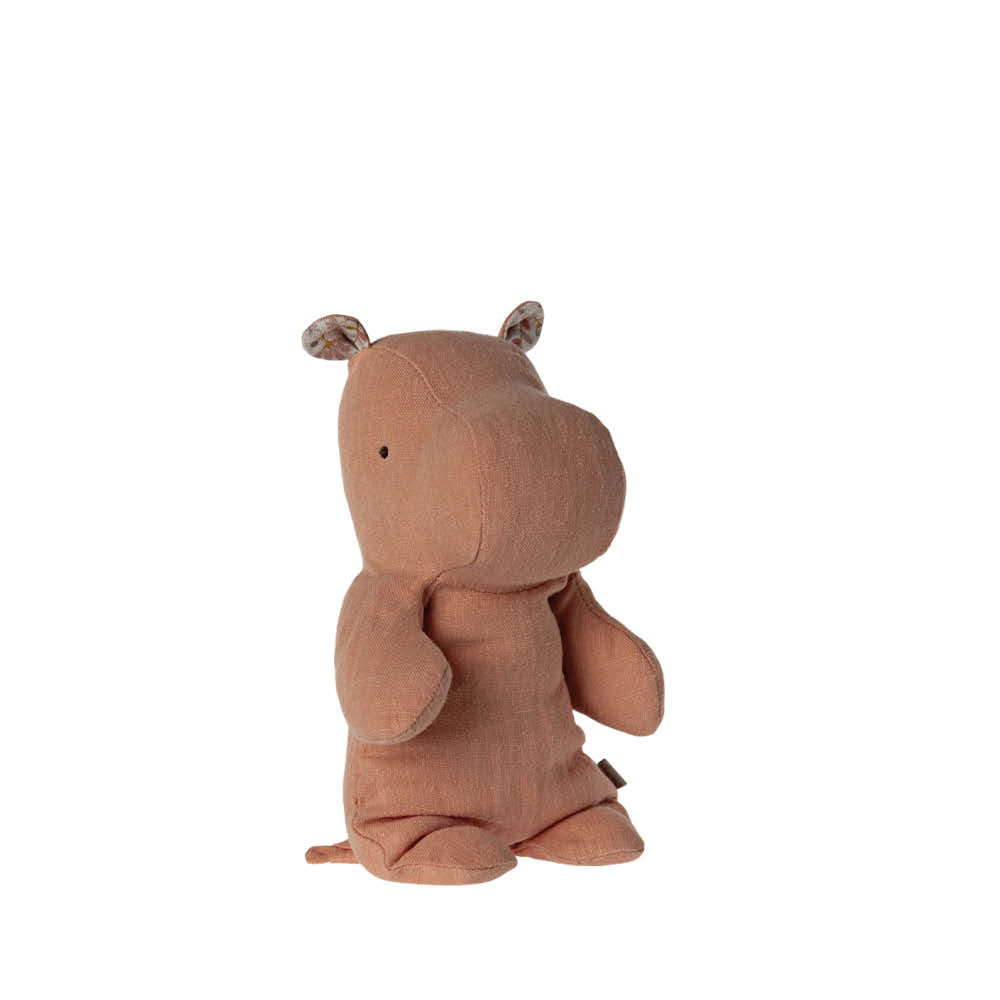 Nilpferd Kuscheltier in apricot