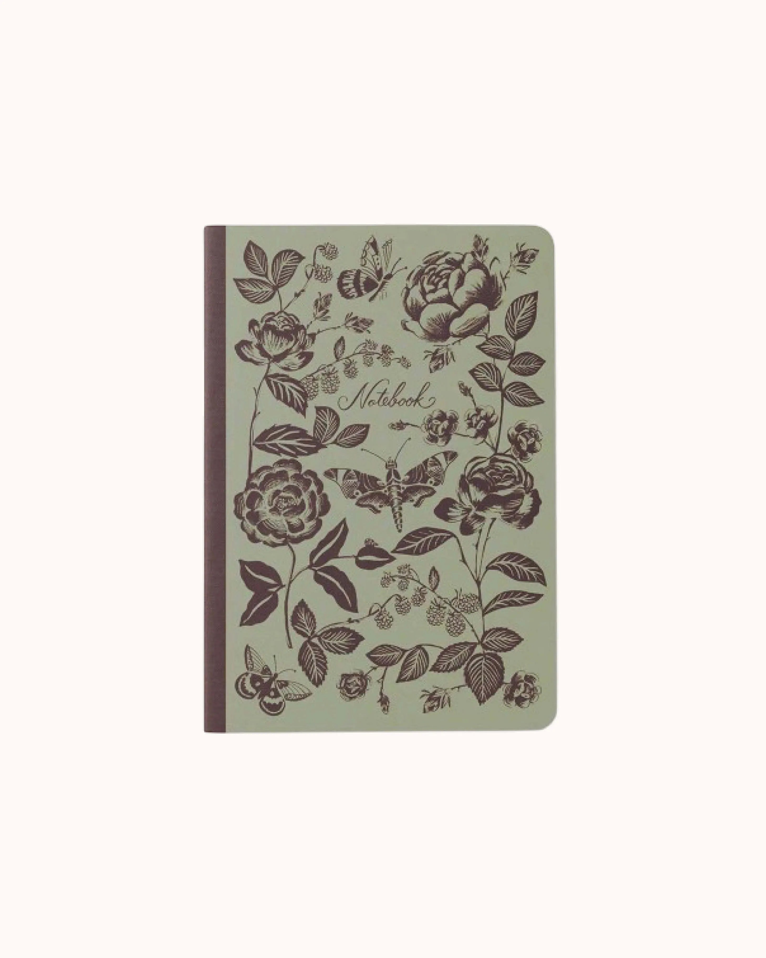 Geheftete Notizbücher English Rose – 3er Set