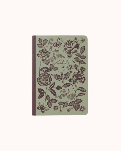 Geheftete Notizbücher English Rose – 3er Set