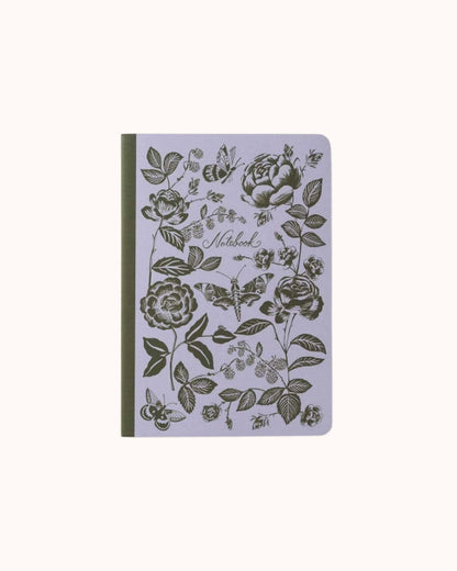 Geheftete Notizbücher English Rose – 3er Set