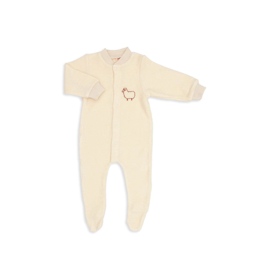 Wool Baby Onesie in natural