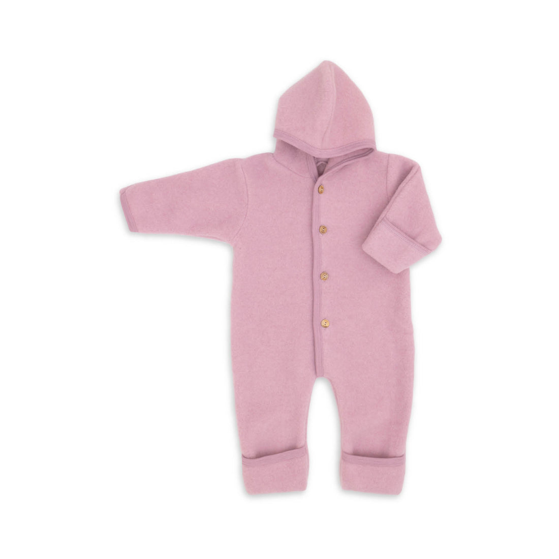 Baby Overall aus Wolle in rosenholz melange von Engel Natur