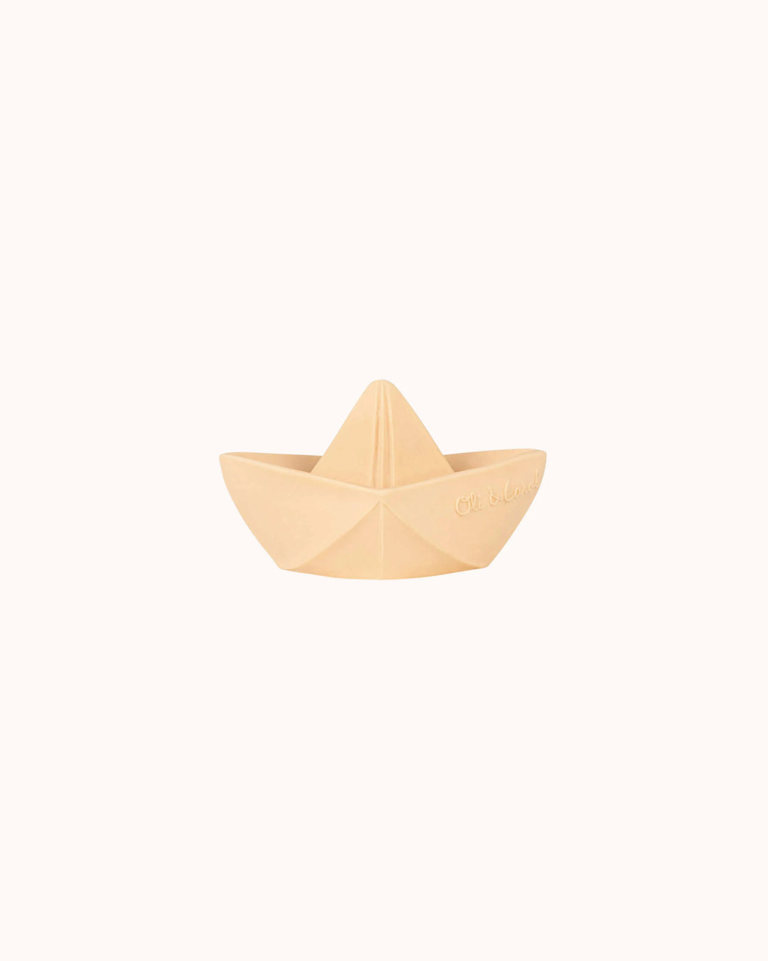Badespielzeug Origami Boot in nude