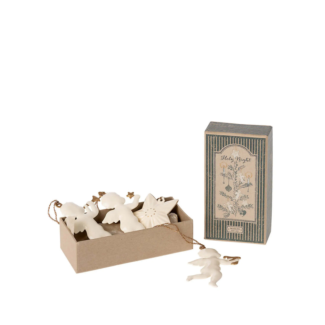 Metal Ornaments in the Box O Holy Night