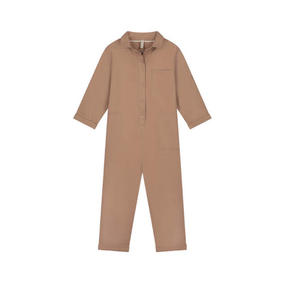 POP Twill-Jumpsuit in biscuit