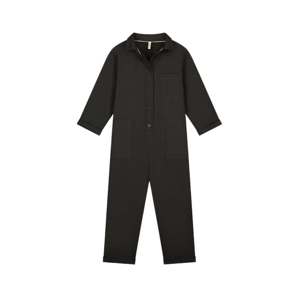 POP Twill-Jumpsuit in nearly black