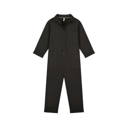 POP Twill-Jumpsuit in nearly black