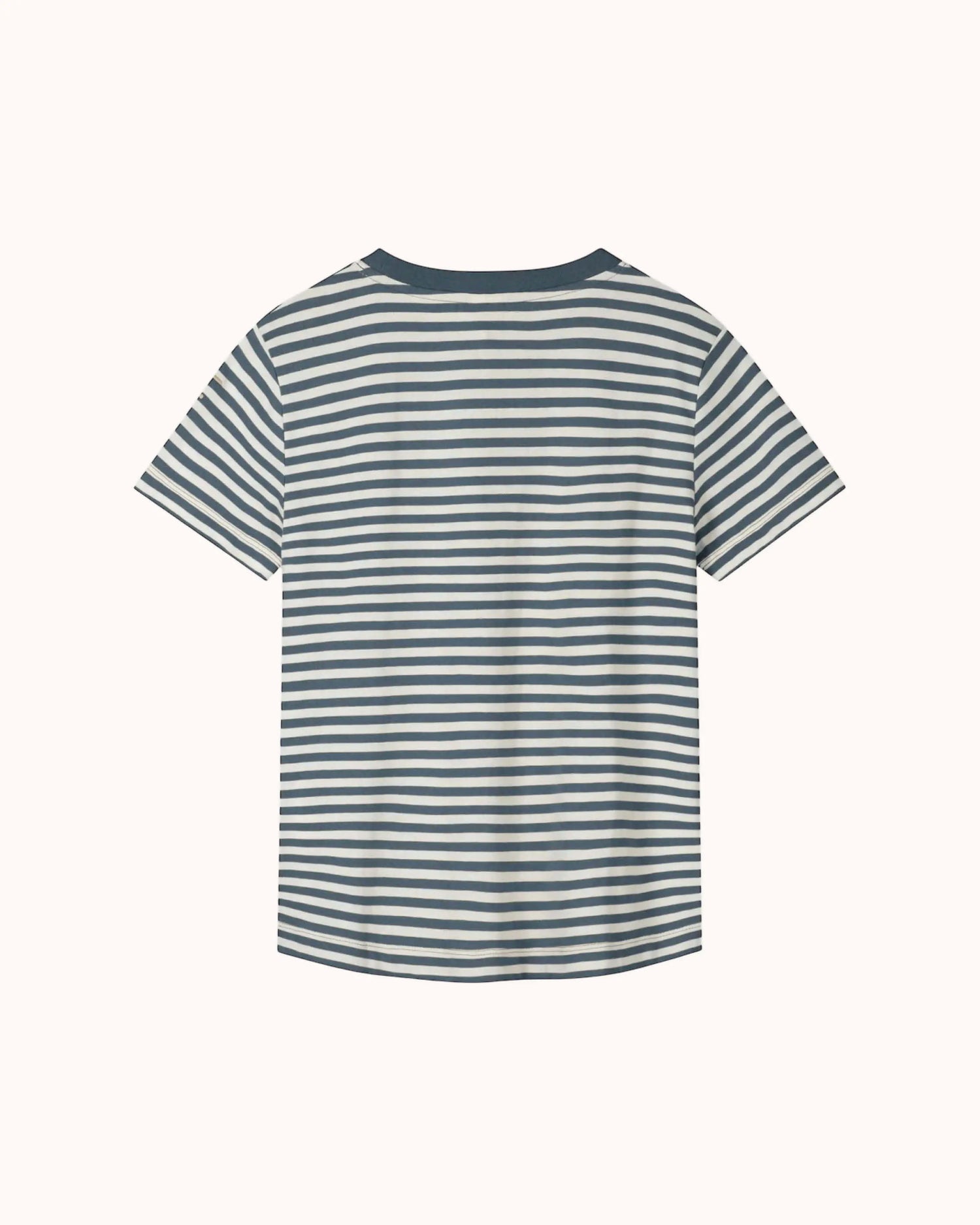 Kurzärmliges oversized T-Shirt in blue grey/off-white
