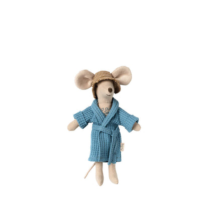 Bademantel für Papa Maus in blau