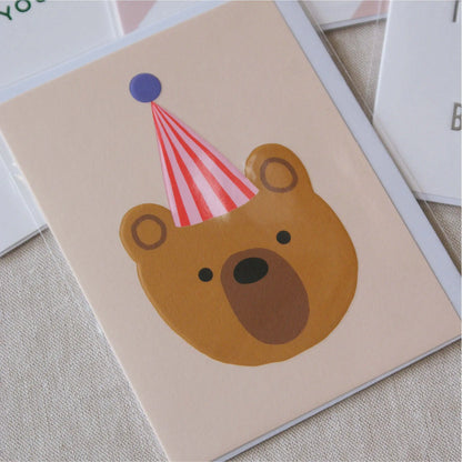 Party Bär Mini Karte