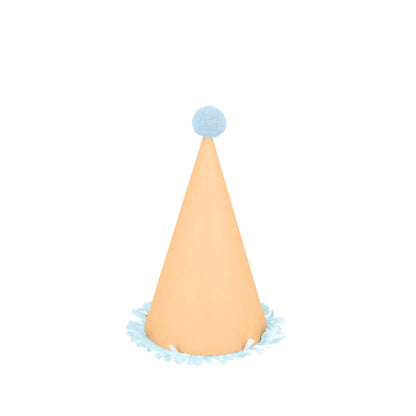 Partyhüte mit Pompoms - 8er Set