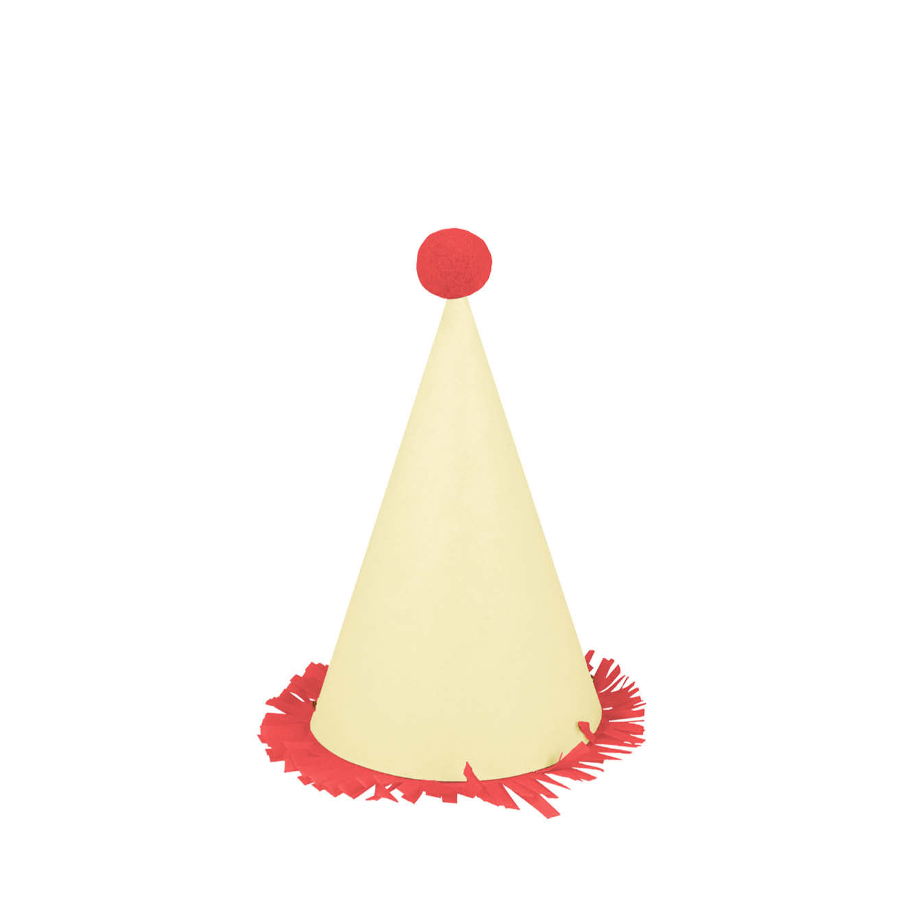 Partyhüte mit Pompoms - 8er Set