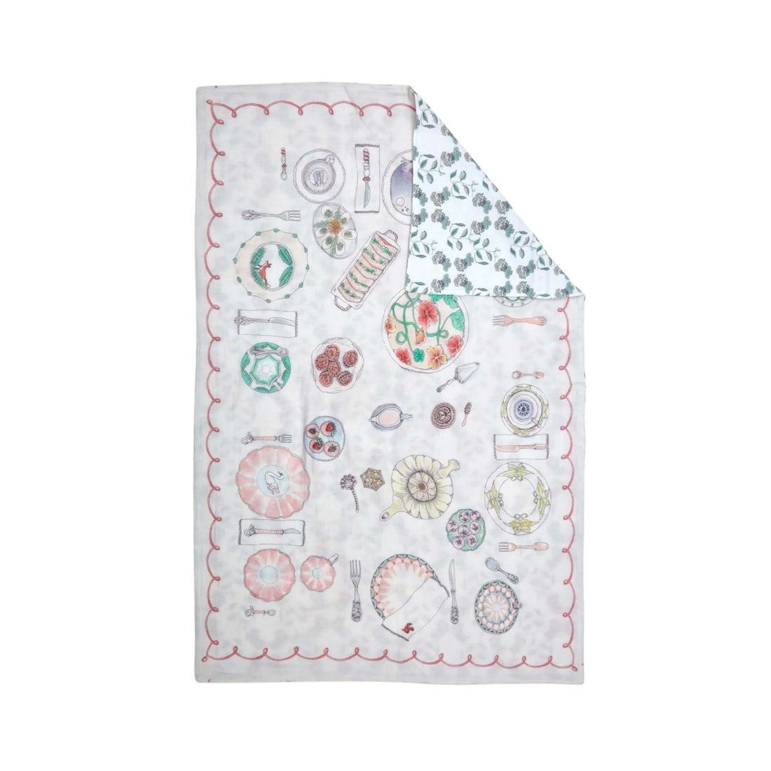 Reversible Baby Muslin Once Upon a Feast / Peas in a Pod