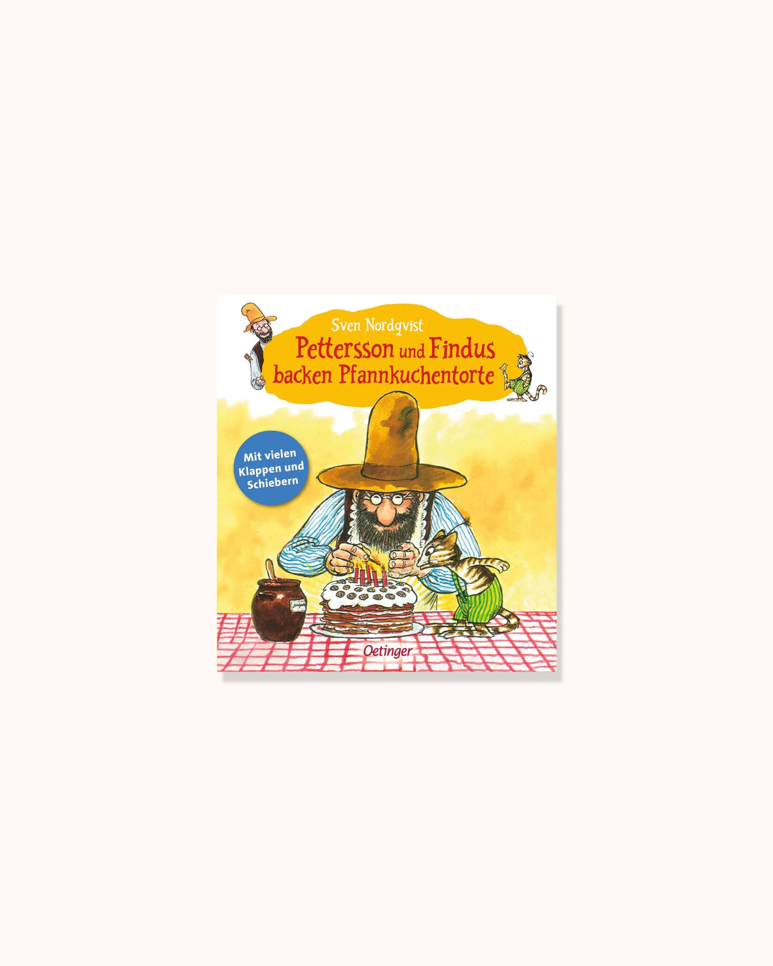 Pettersson und Findus backen Pfannkuchentorte