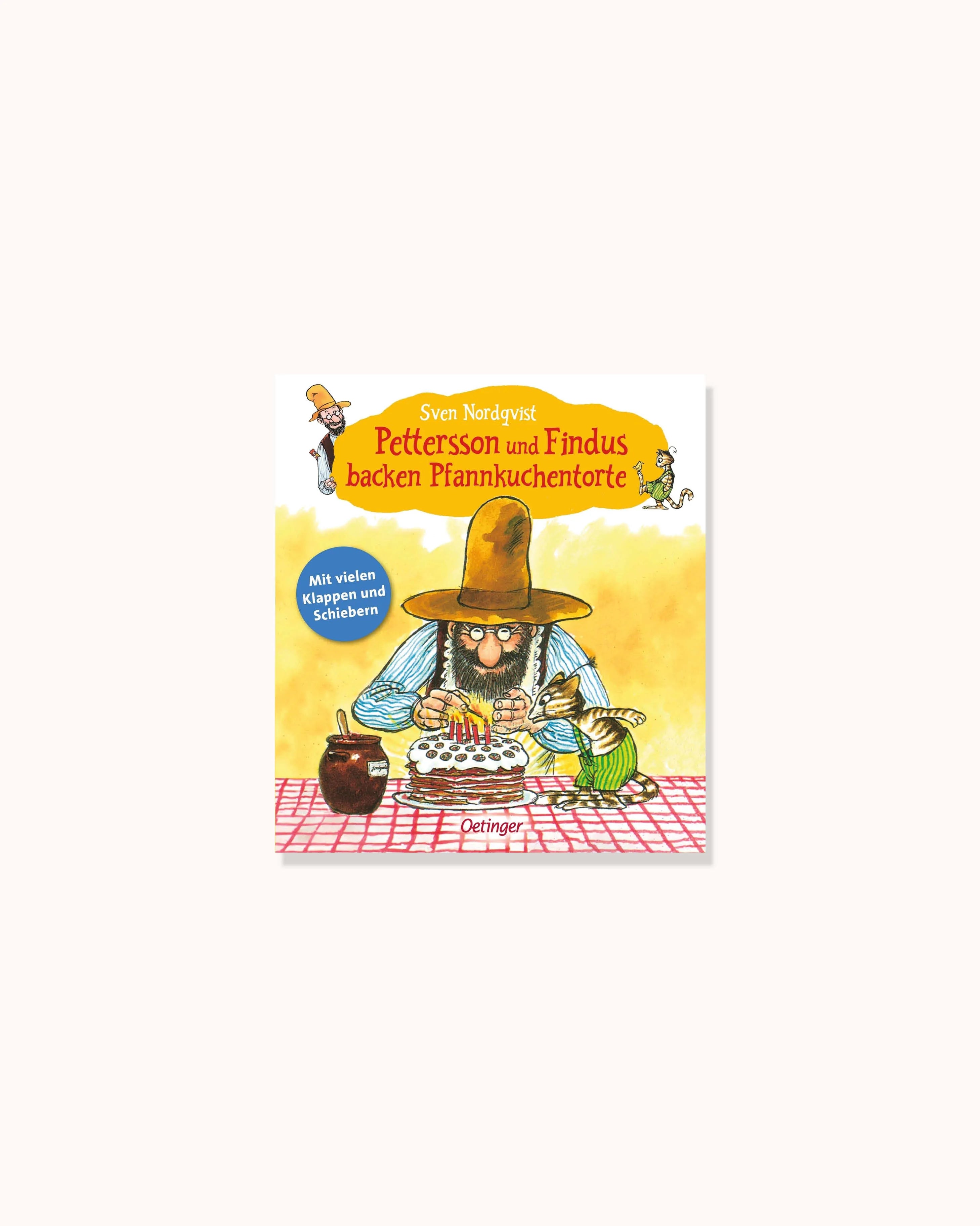 Pettersson und Findus backen Pfannkuchentorte