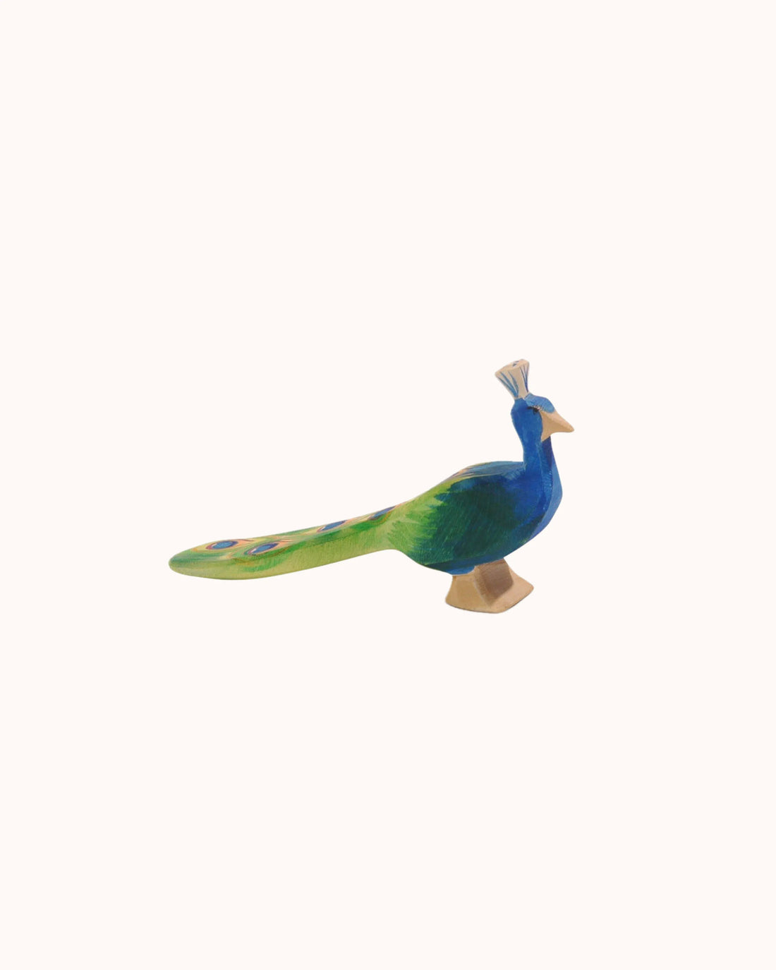 Wooden Figure Peacock