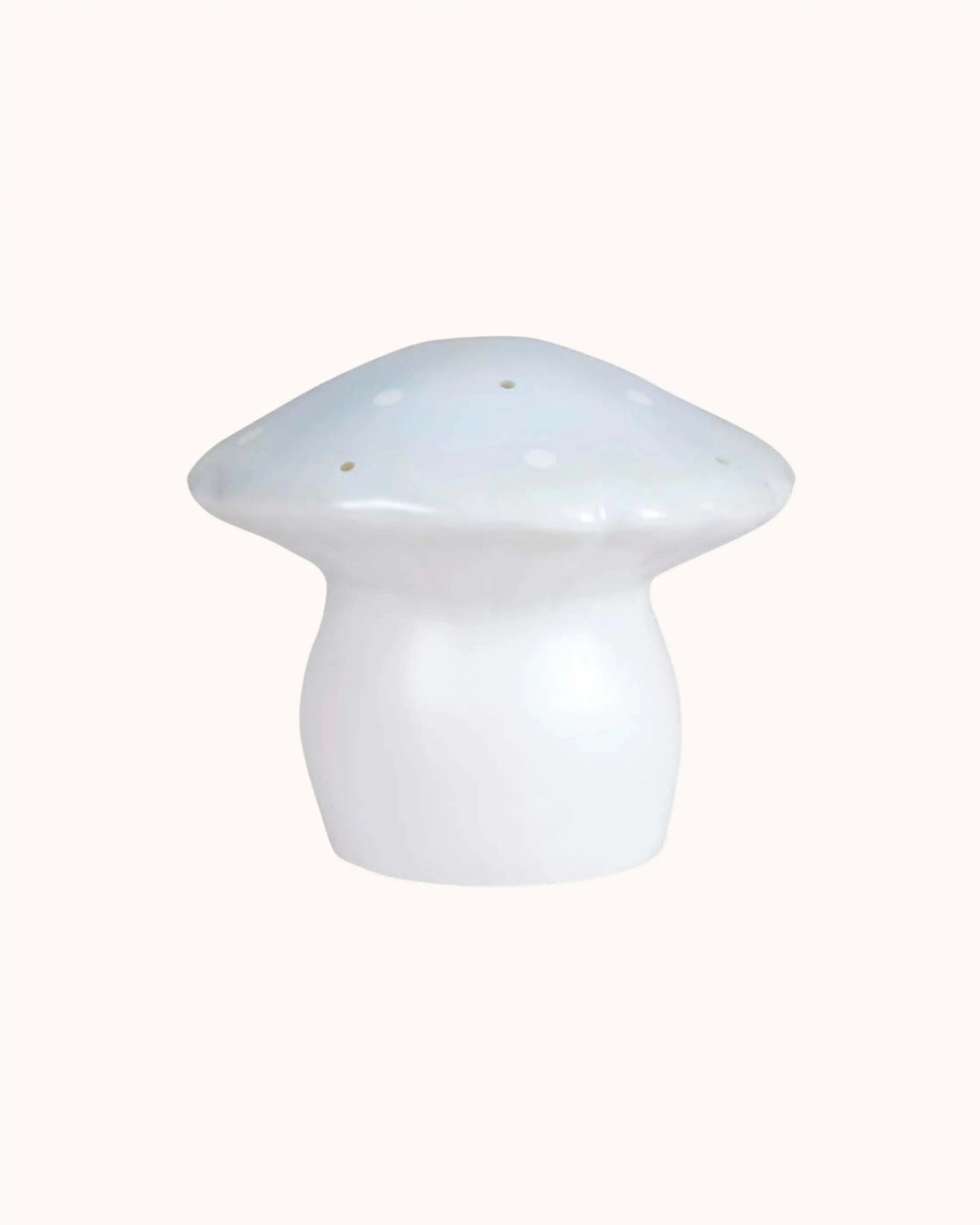 Pilzlampe in hellblau