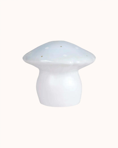 Pilzlampe in hellblau