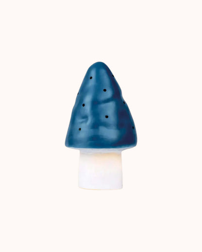 Small Mushroom Lamp in jeans