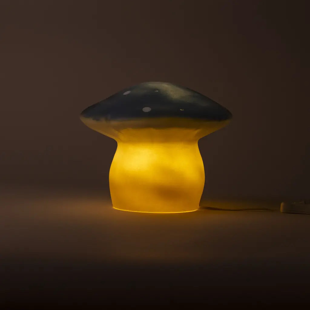 Mushroom Lamp in jeans