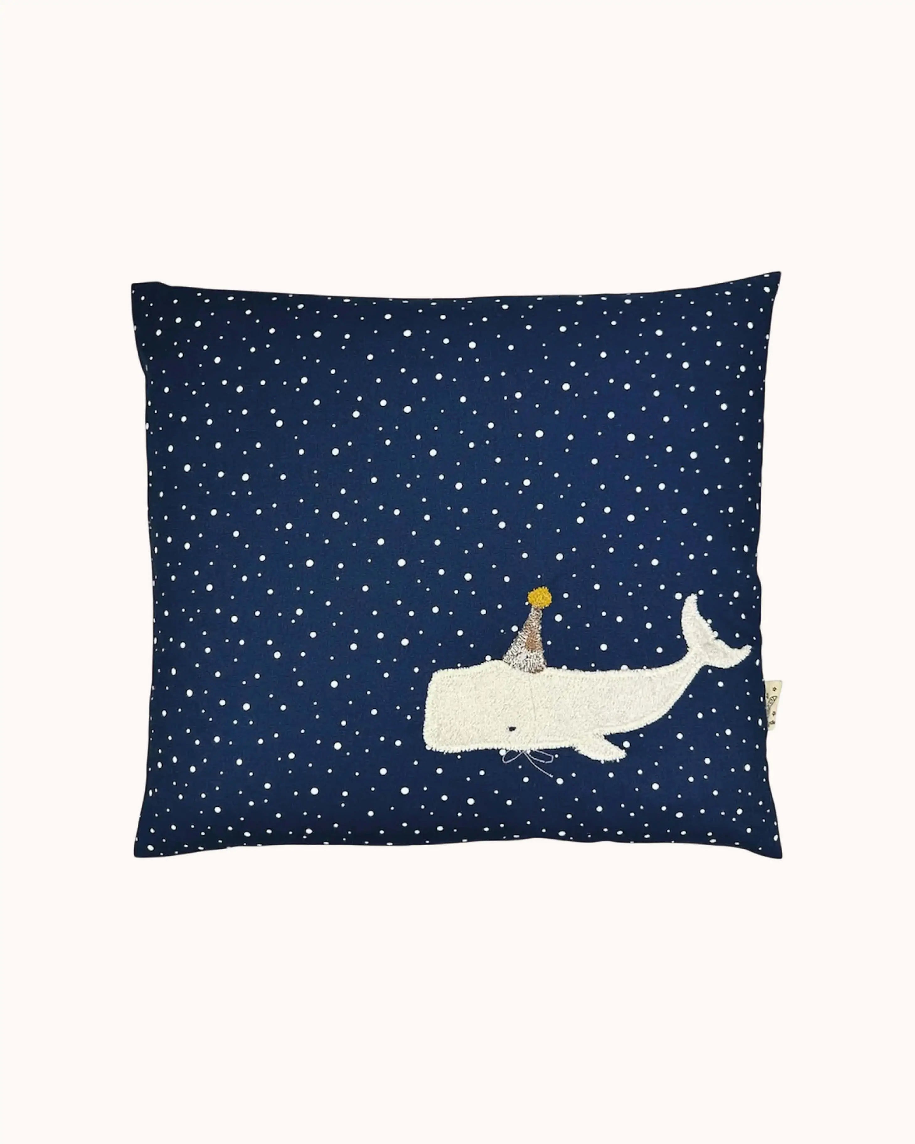 Pixie Kissen Partywal mit braunem Partyhut