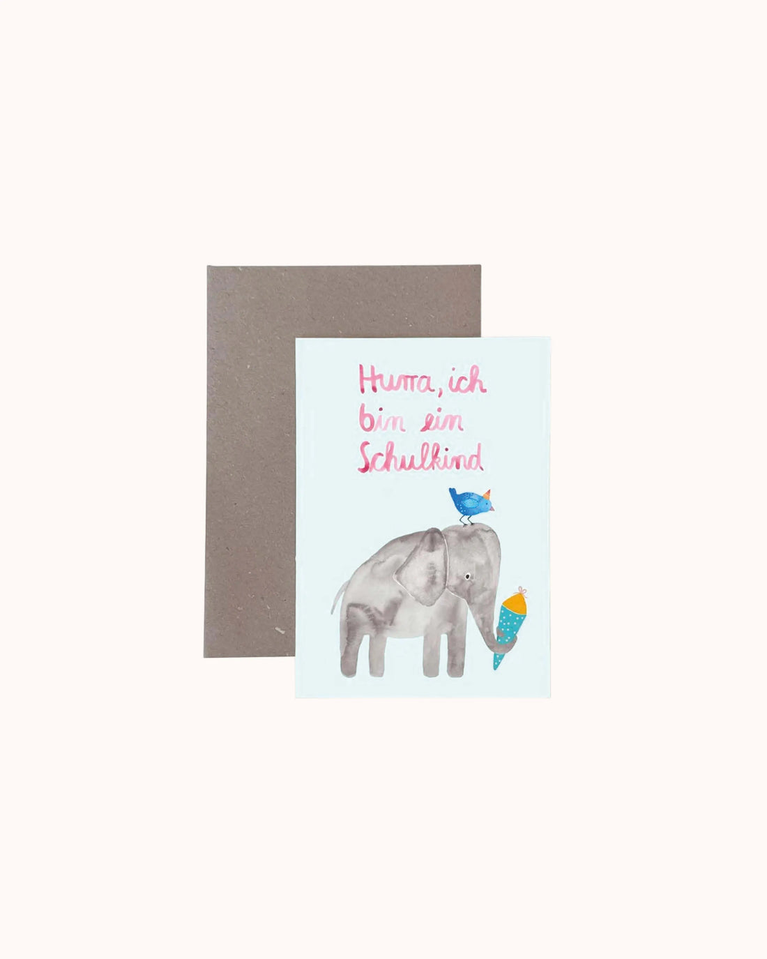 Postkarte Schulkind