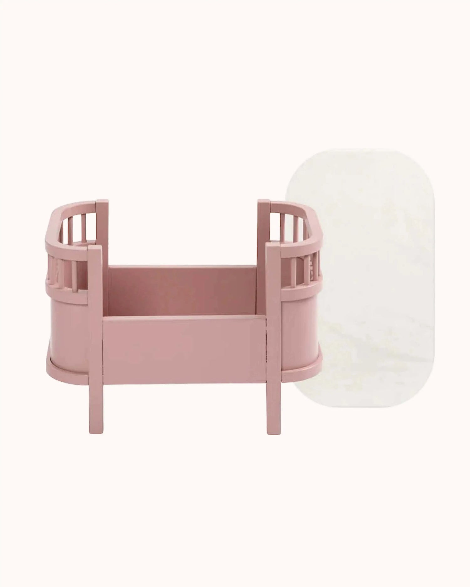 Puppenbett mit Matratze in blossom pink