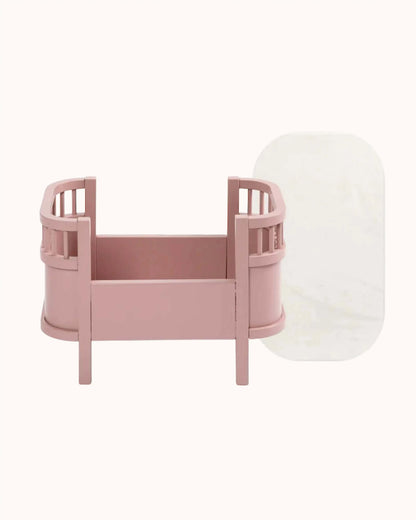 Puppenbett mit Matratze in blossom pink