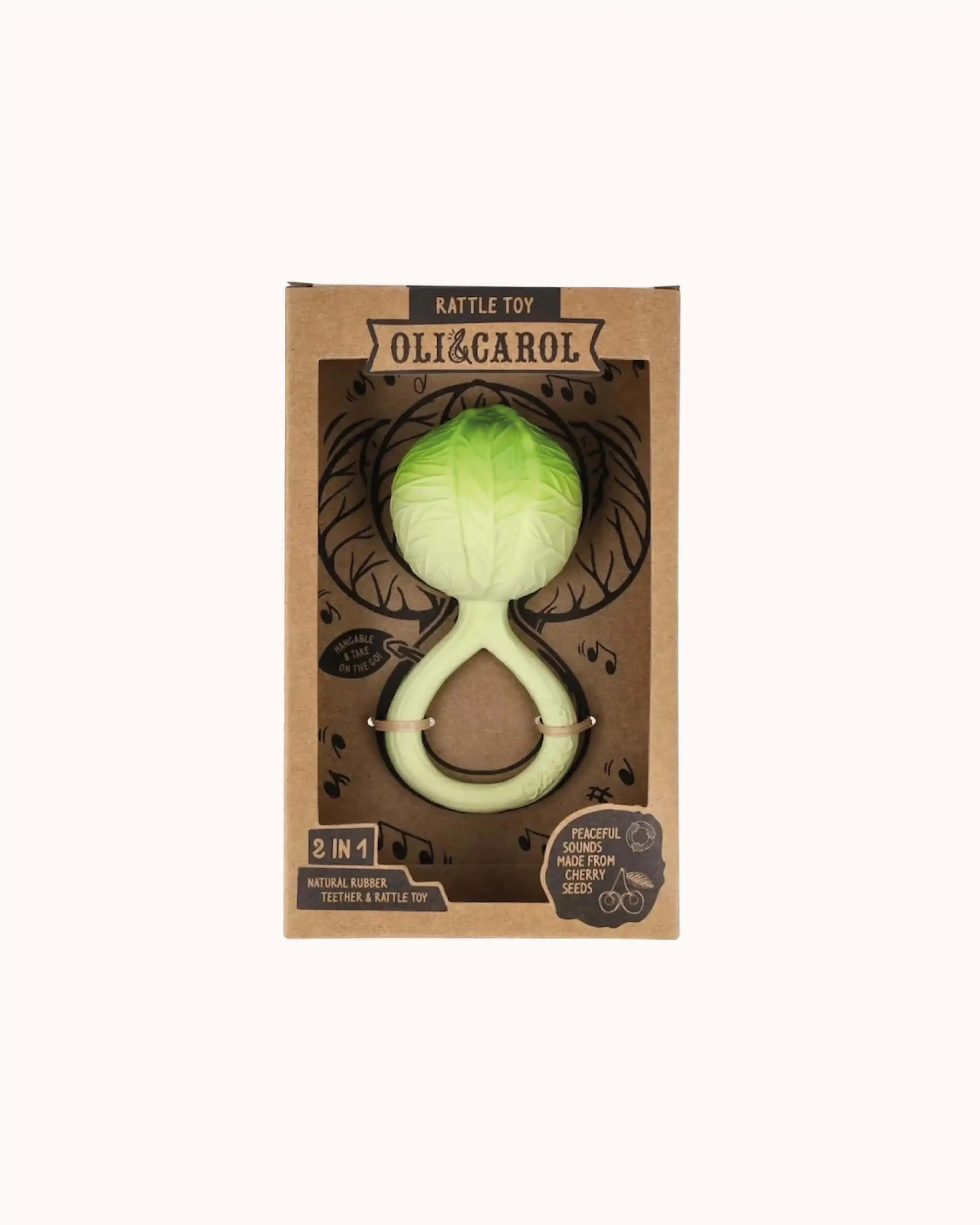 Beißring und Rassel Grünkohl