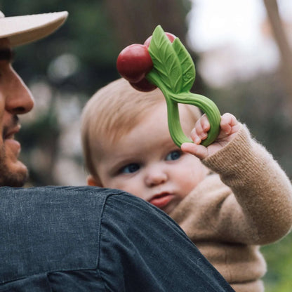 Teether and Rattle Cherry