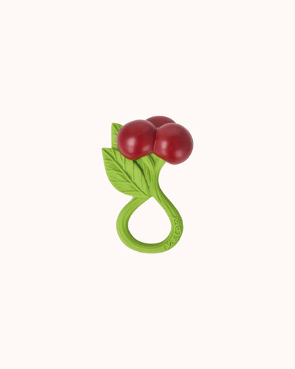 Teether and Rattle Cherry