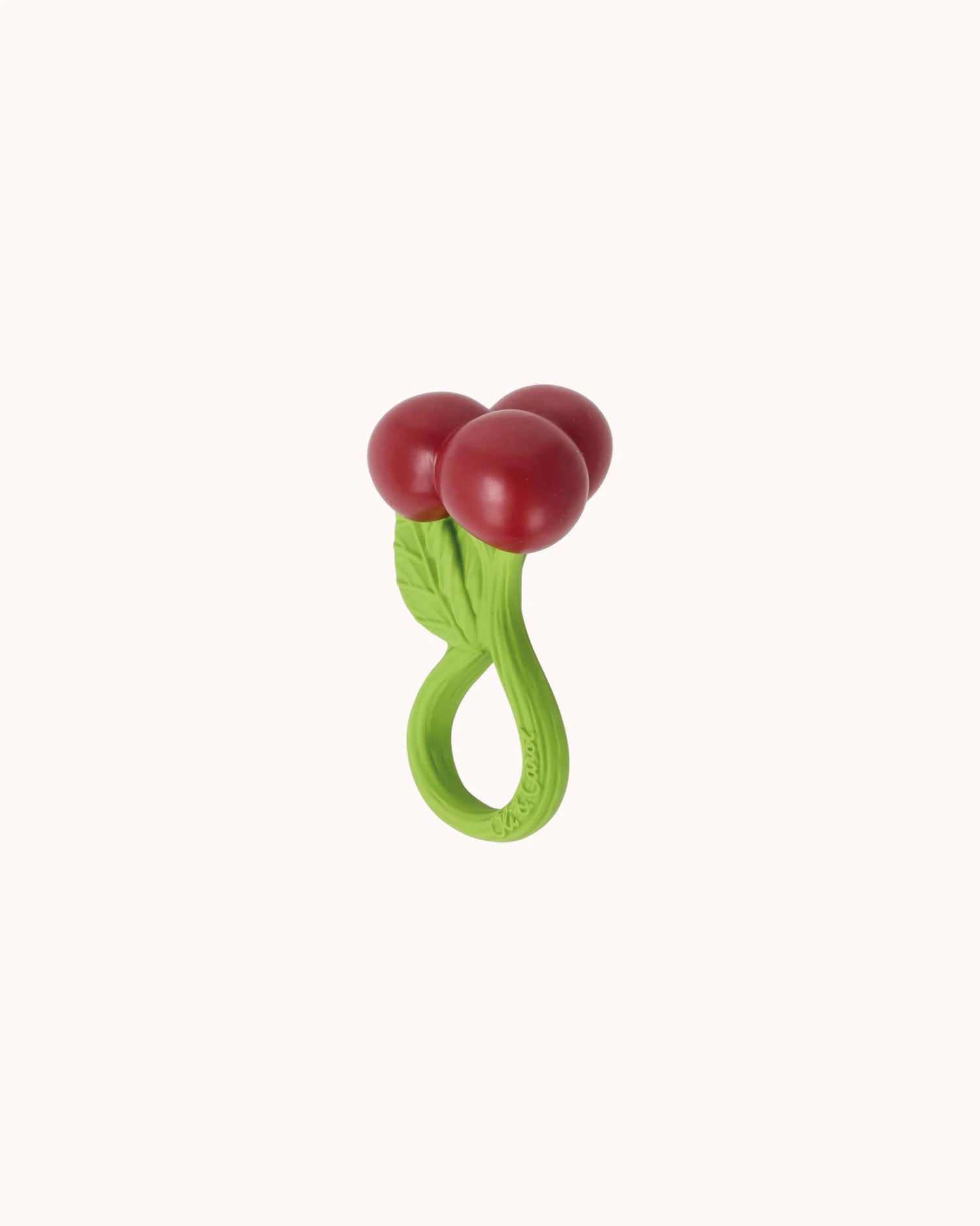 Teether and Rattle Cherry