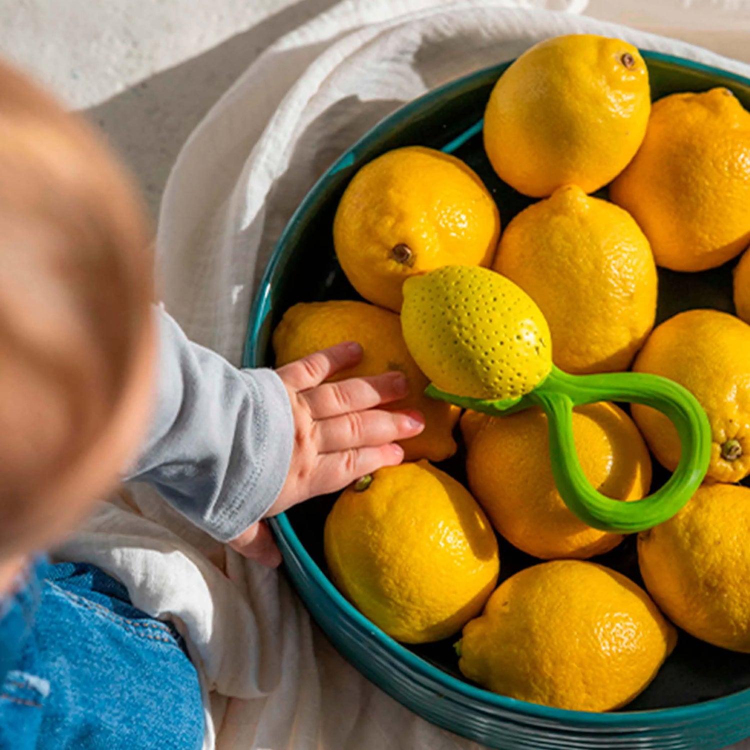 Teether and Rattle Lemon