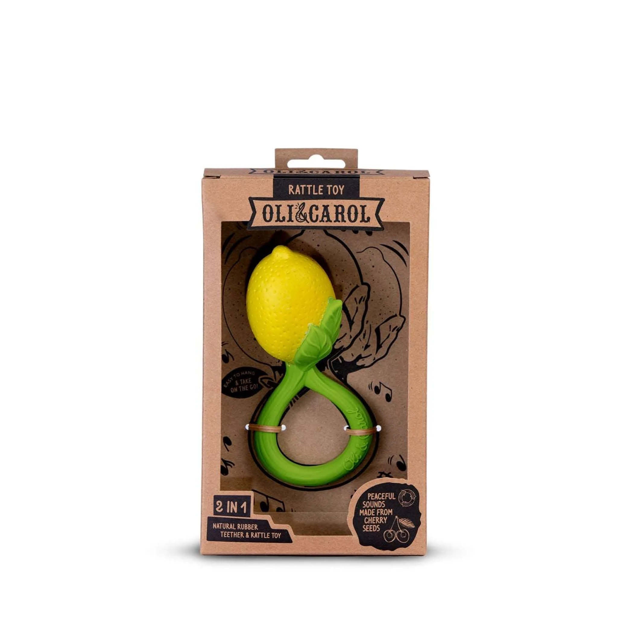 Teether and Rattle Lemon