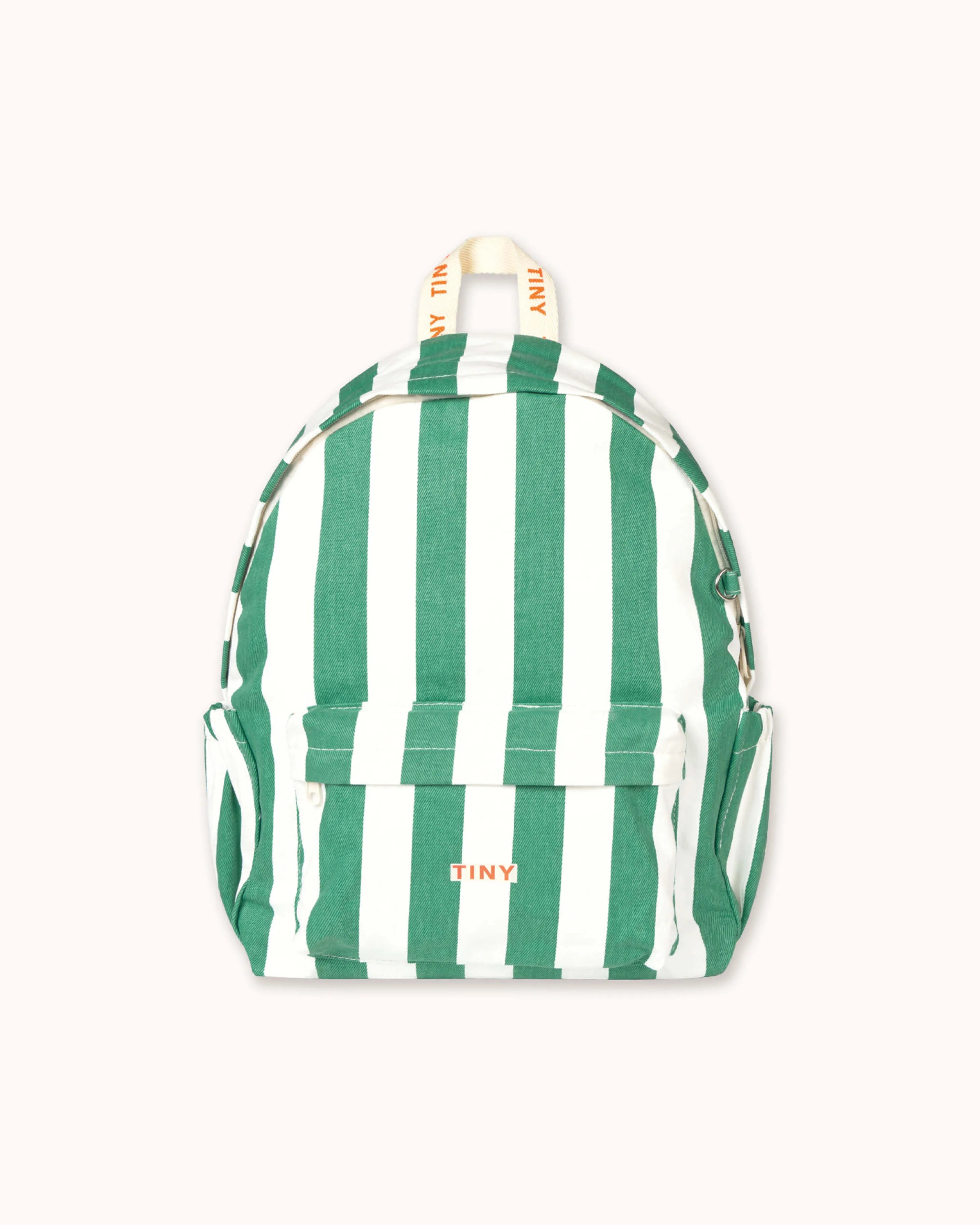 Rucksack in smaragdgrün gestreift