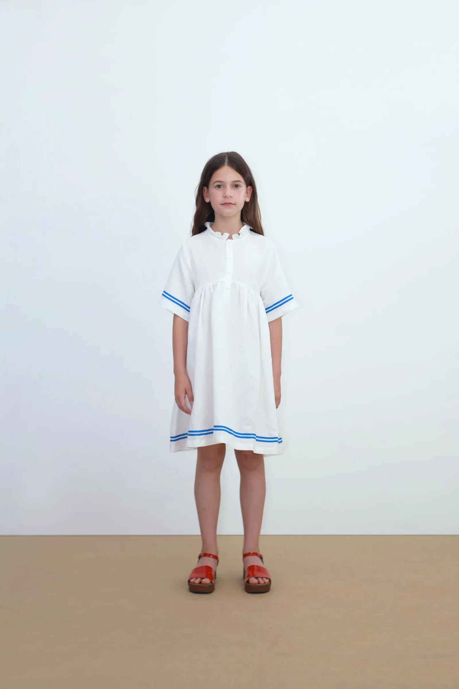Stripes Frilled Dress