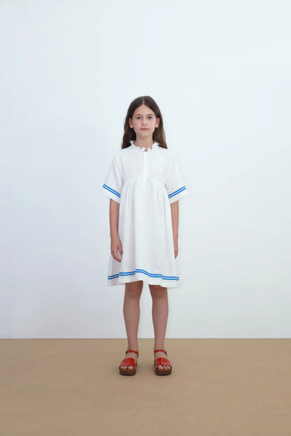 Stripes Frilled Dress