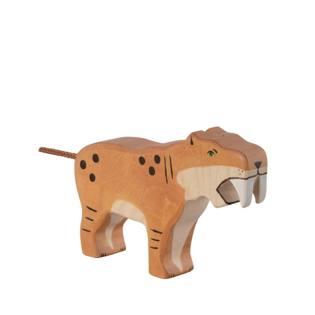 Wooden Figure, Saber-toothed Tiger