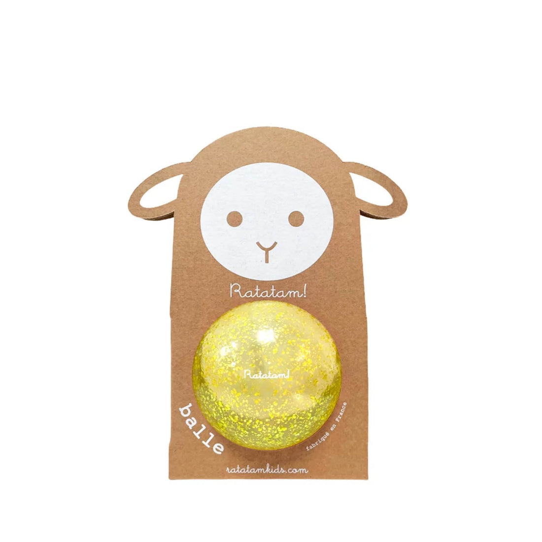 Sheep Bubble Ball in yellow