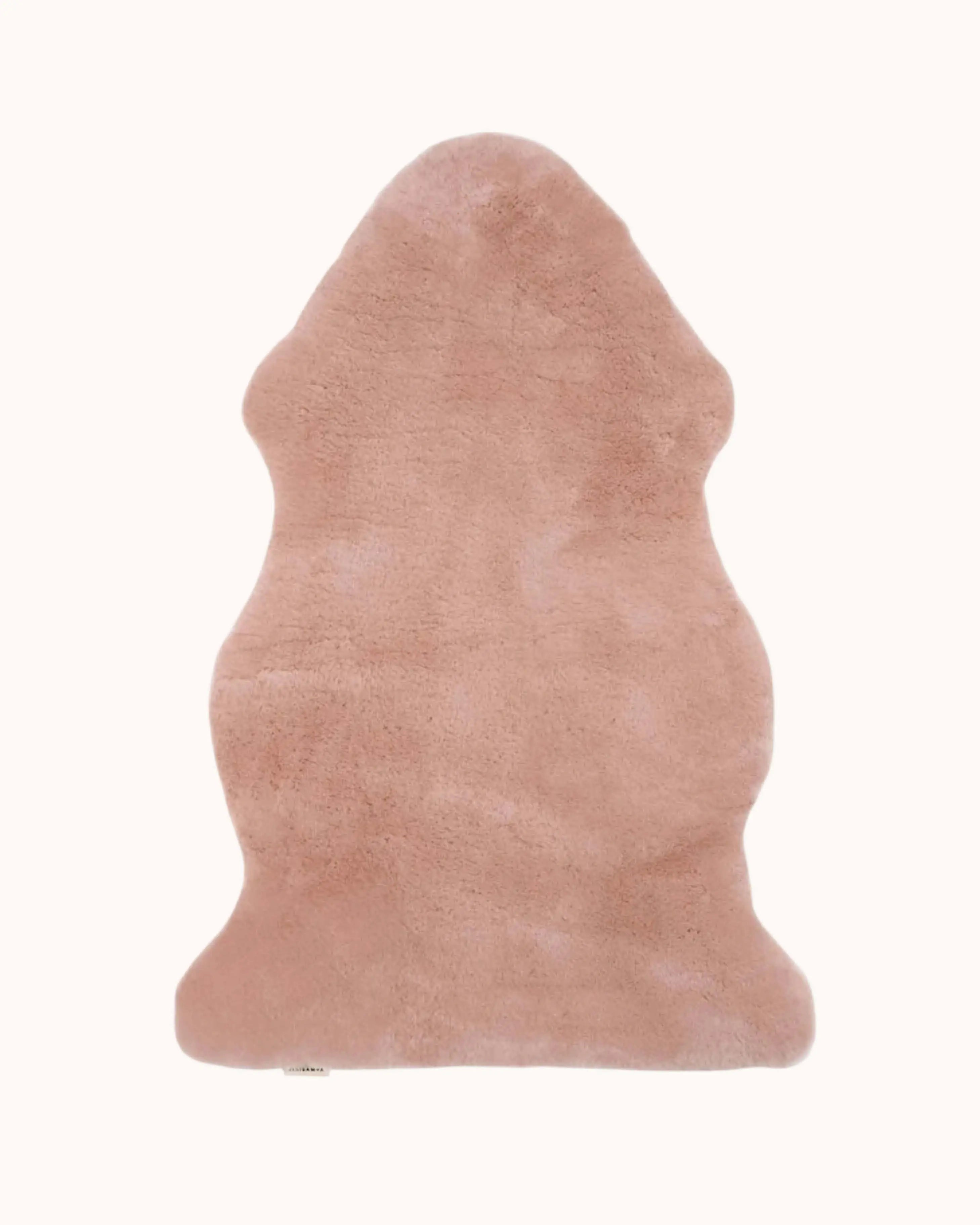 Sheepskin in rose