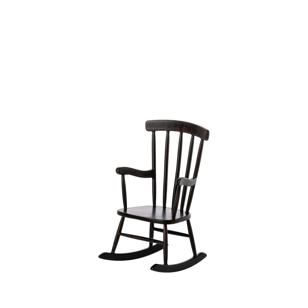 Chaise à bascule Mäuse en anthracite 