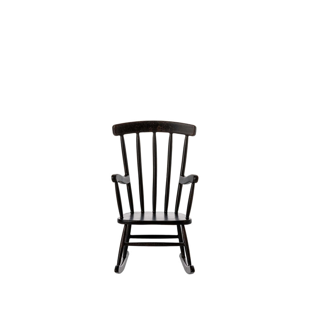 Chaise à bascule Mäuse en anthracite 