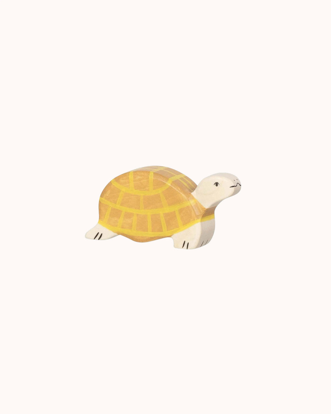wooden figure, brown turtle