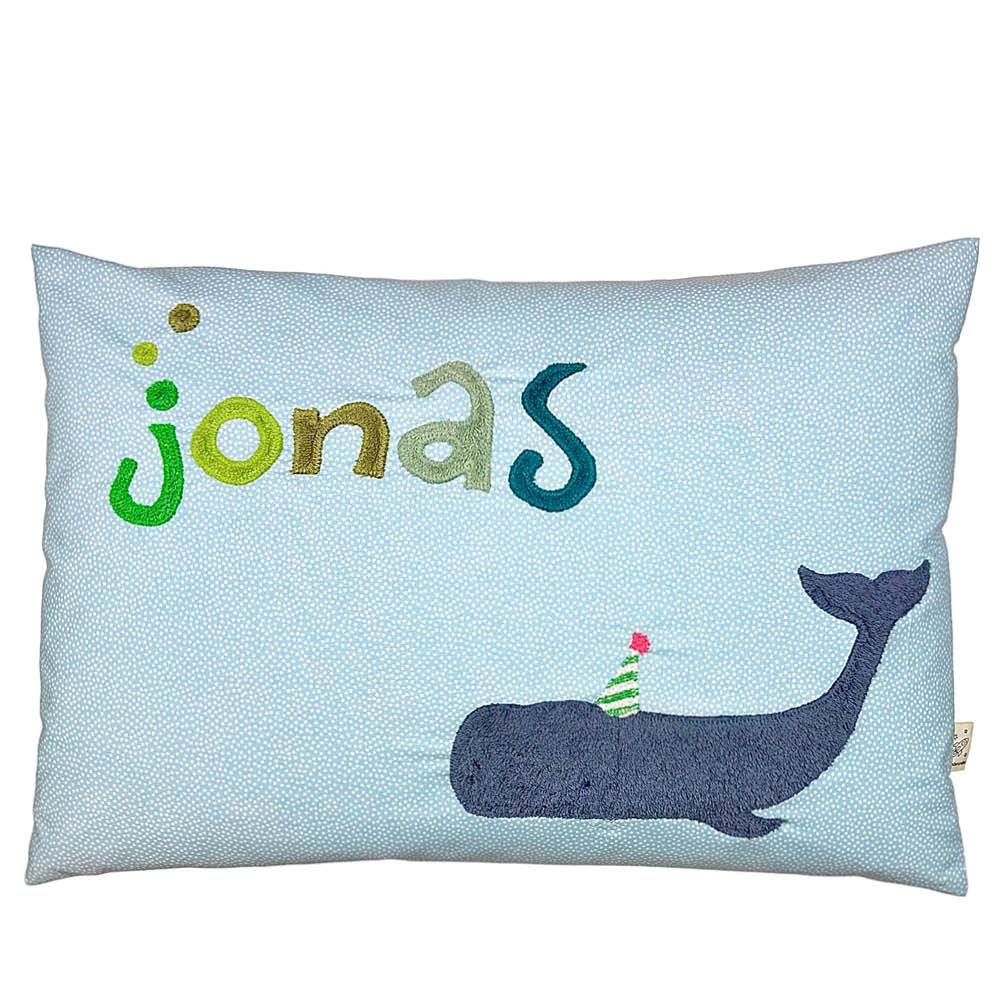 Schlumperl Cushion Jonas with Whale