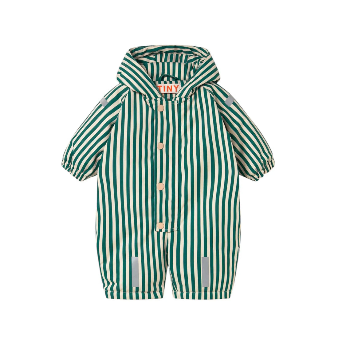 Snow Suit in green striped