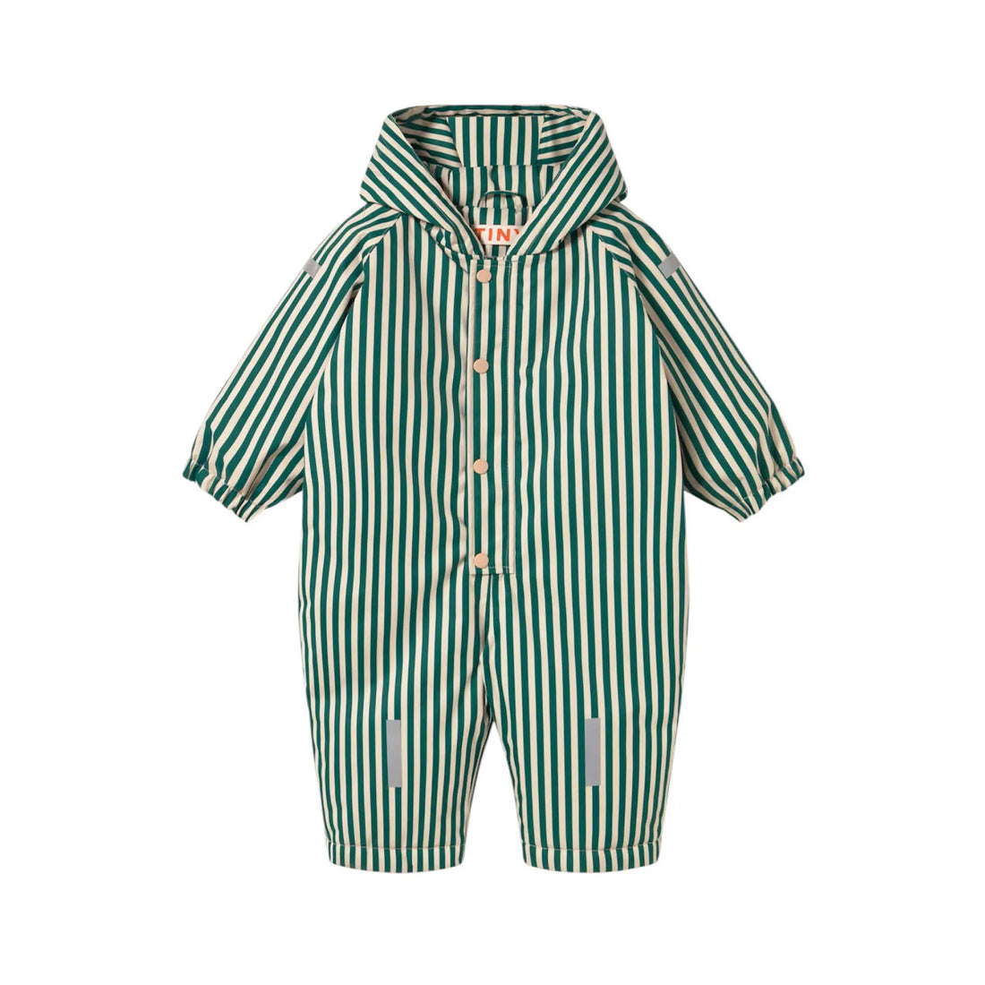 Snow Suit in green striped