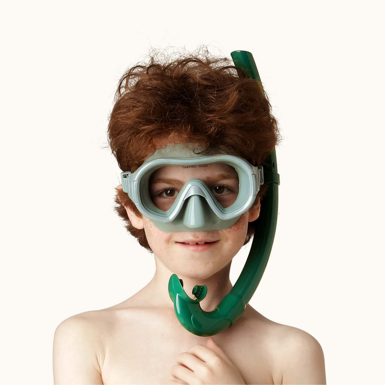 Snorkel Set Betty in calile/oxford green